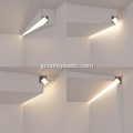 プラスターLEDプロファイルブラックカラーLEDストリップチャネル